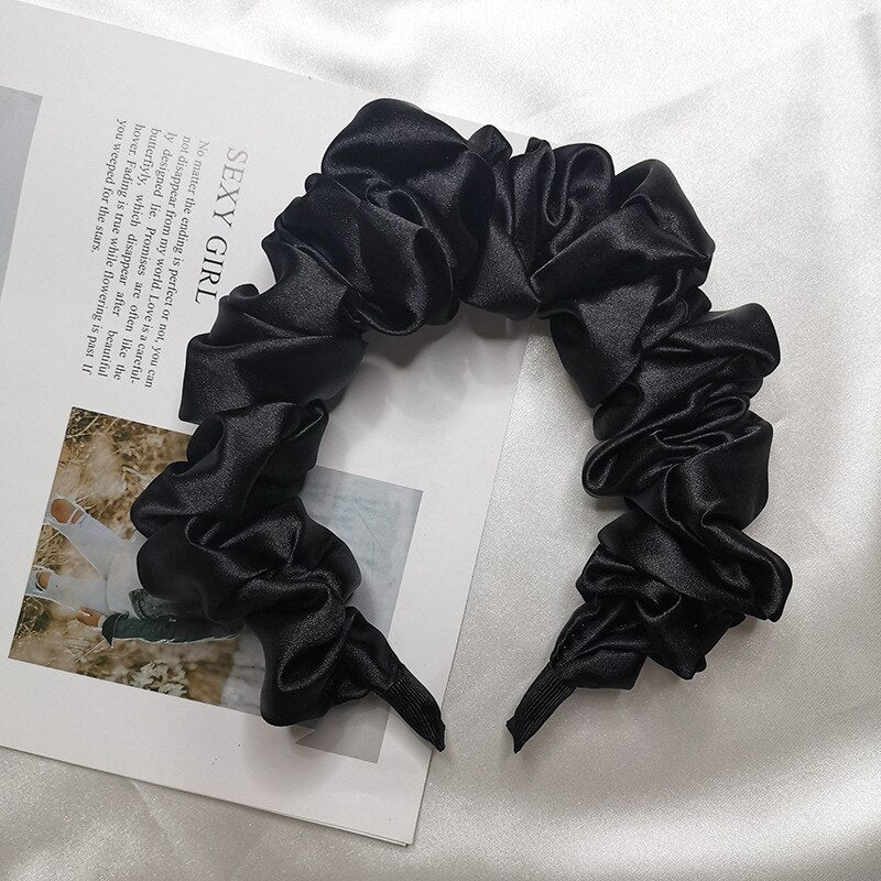 Silk Knot Wide Headbands