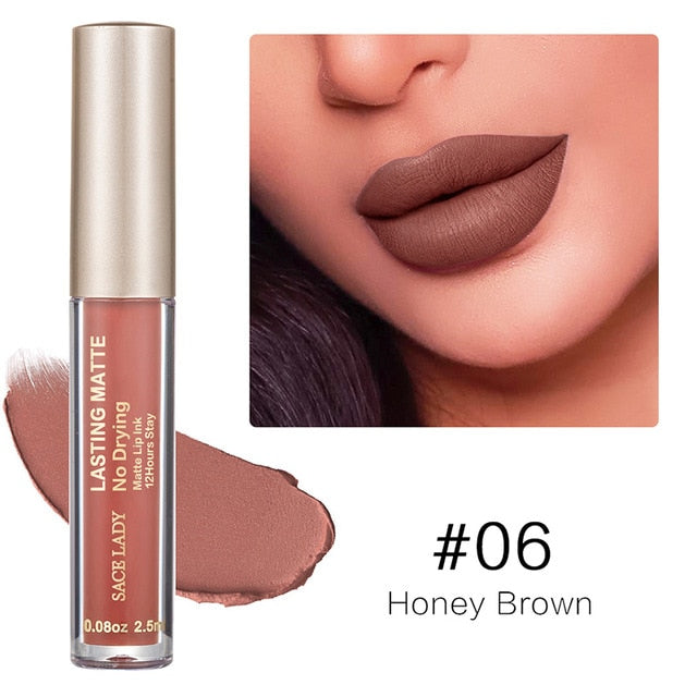 Waterproof Nude Matte Lipstick