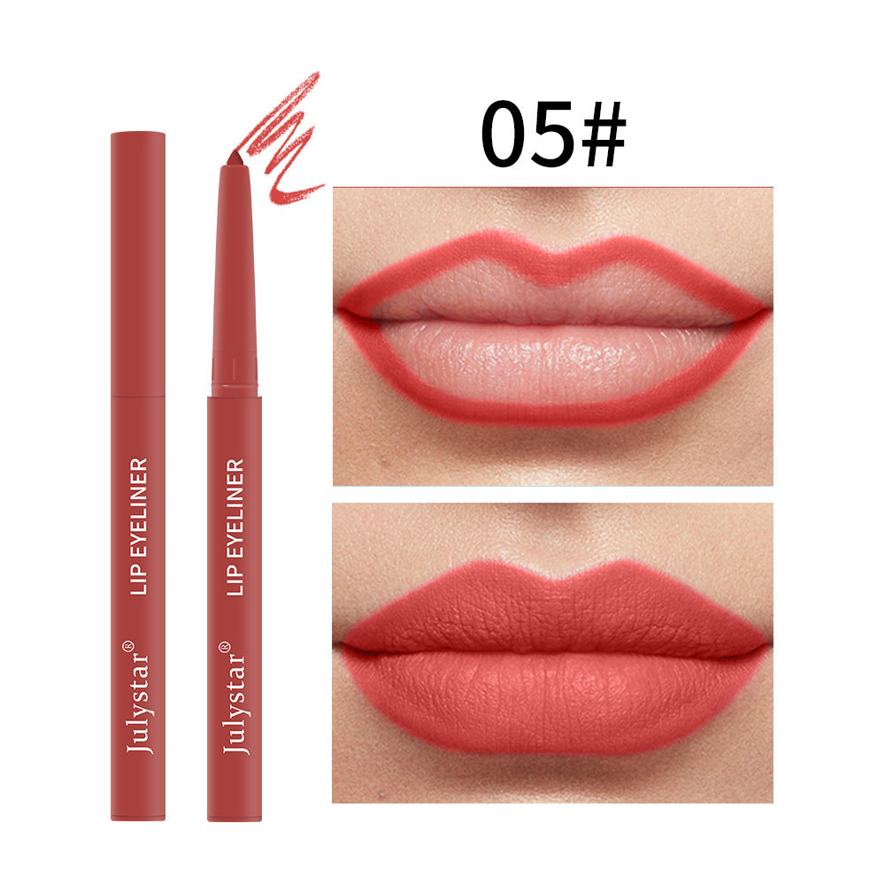 Waterproof Lipstick Lips Pink Matte Solid Lipliner