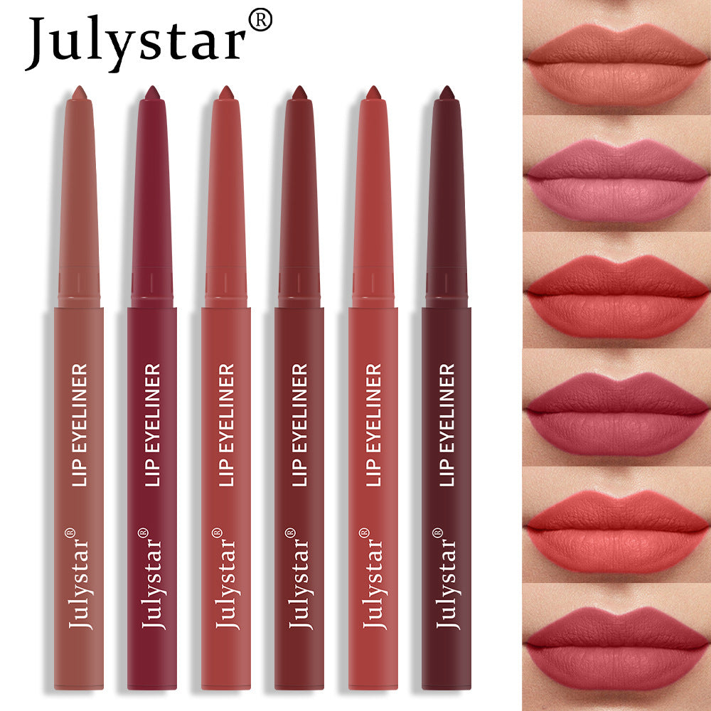 Waterproof Lipstick Lips Pink Matte Solid Lipliner