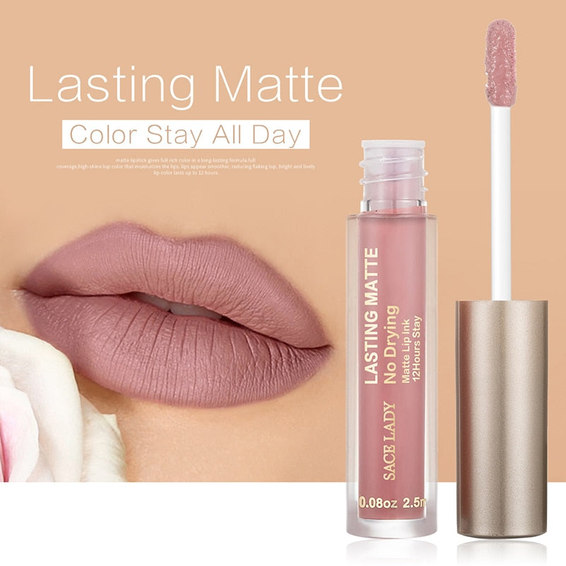 Waterproof Nude Matte Lipstick