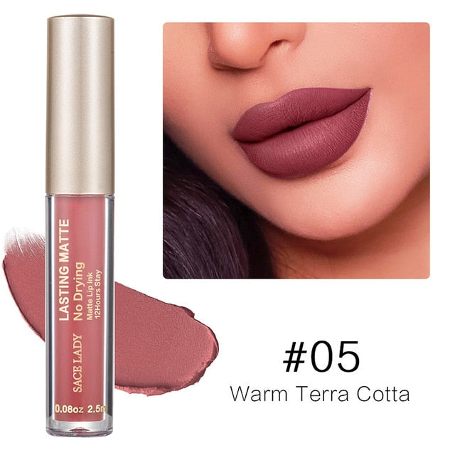 Waterproof Nude Matte Lipstick