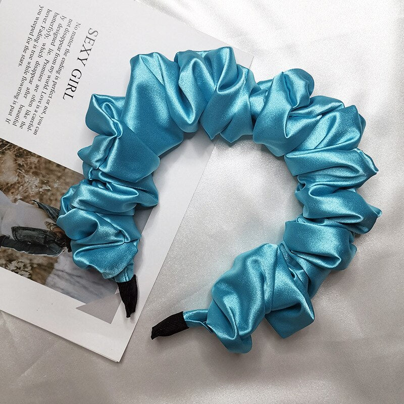 Silk Knot Wide Headbands