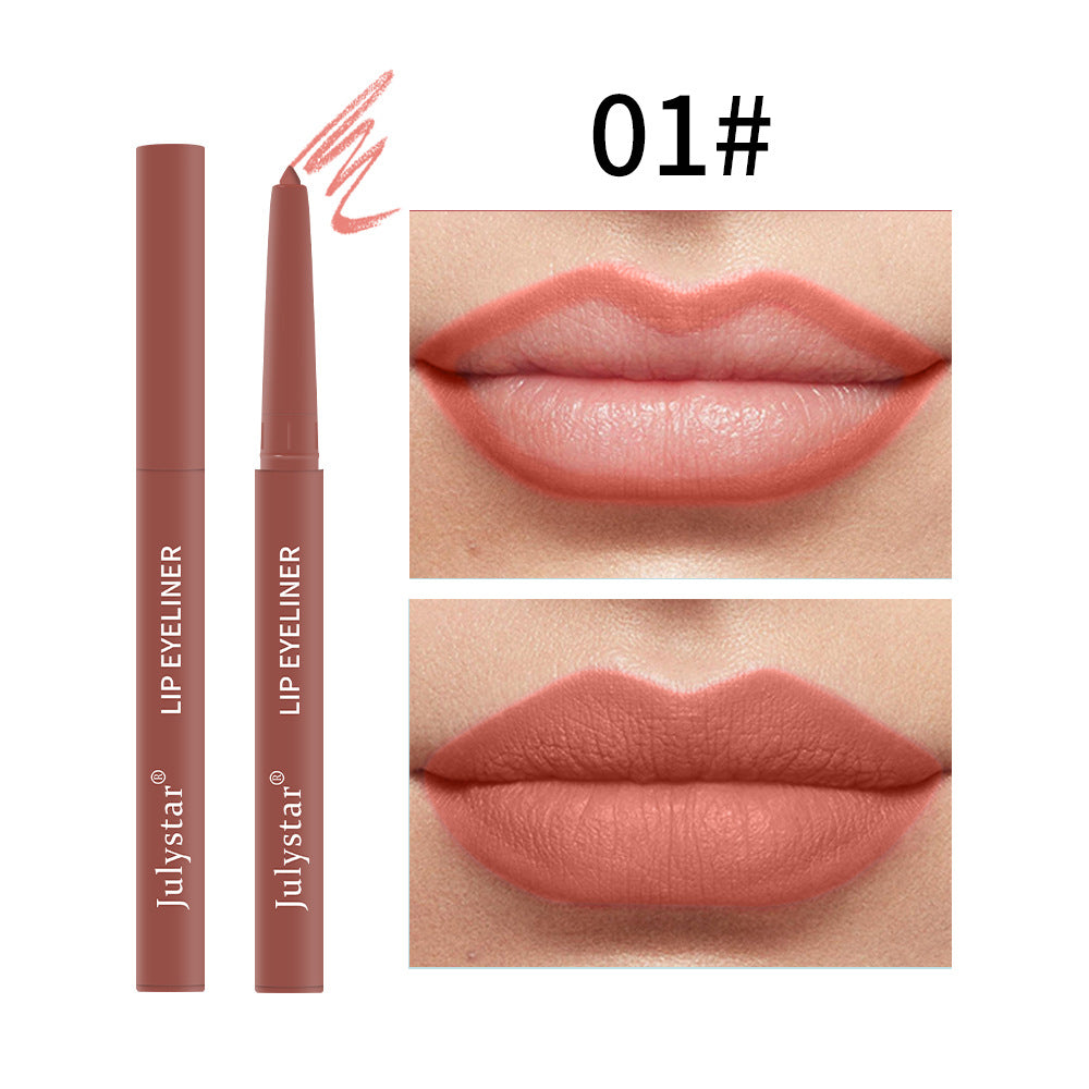 Waterproof Lipstick Lips Pink Matte Solid Lipliner