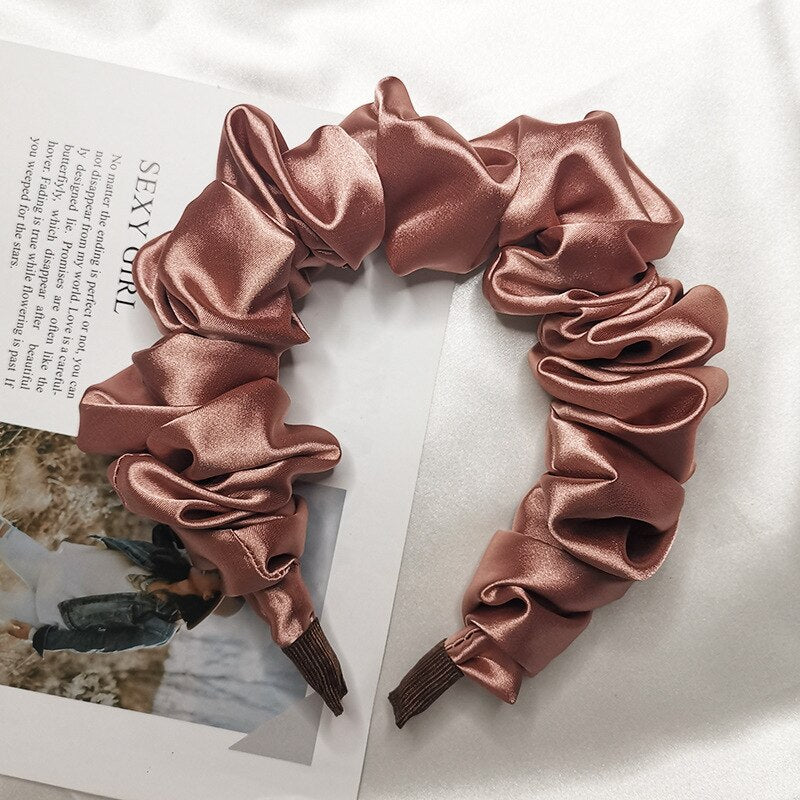 Silk Knot Wide Headbands