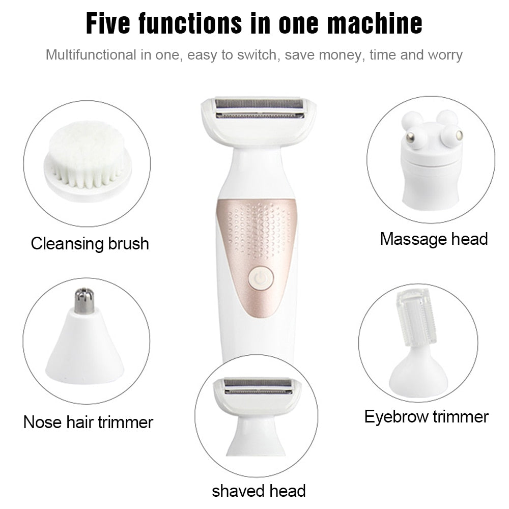 Cleaning Brush Nose gair trimmer shaved head EyeBrow trimmer massage head 