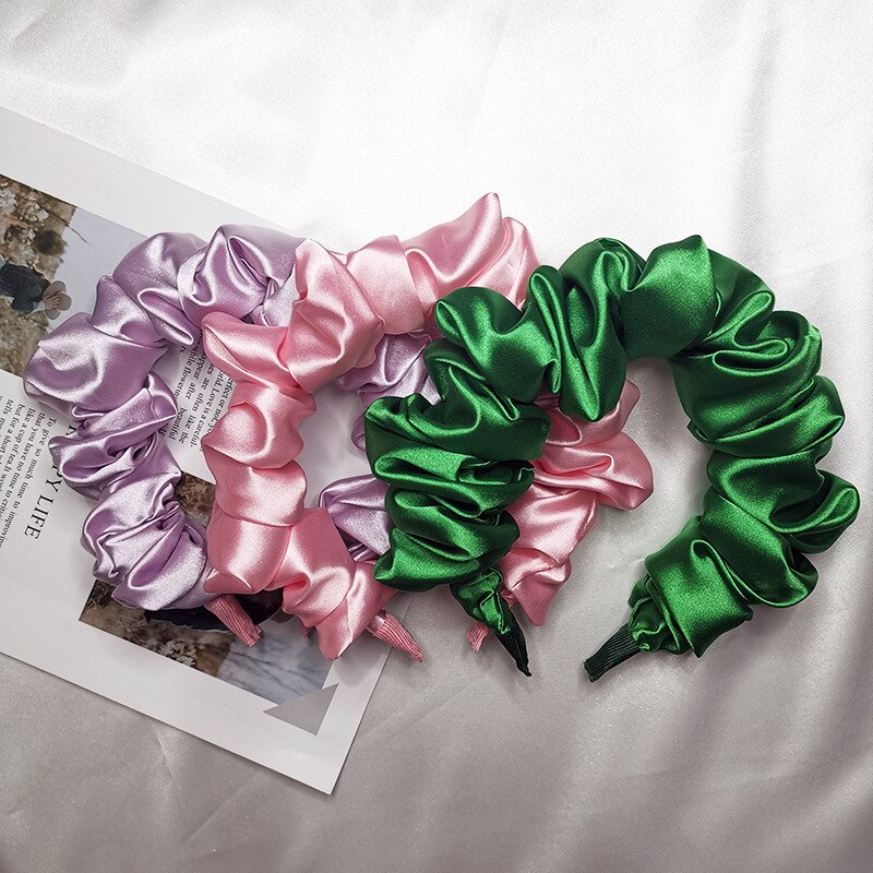 Silk Knot Wide Headbands