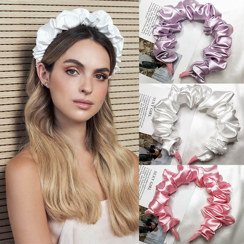 Silk Knot Wide Headbands