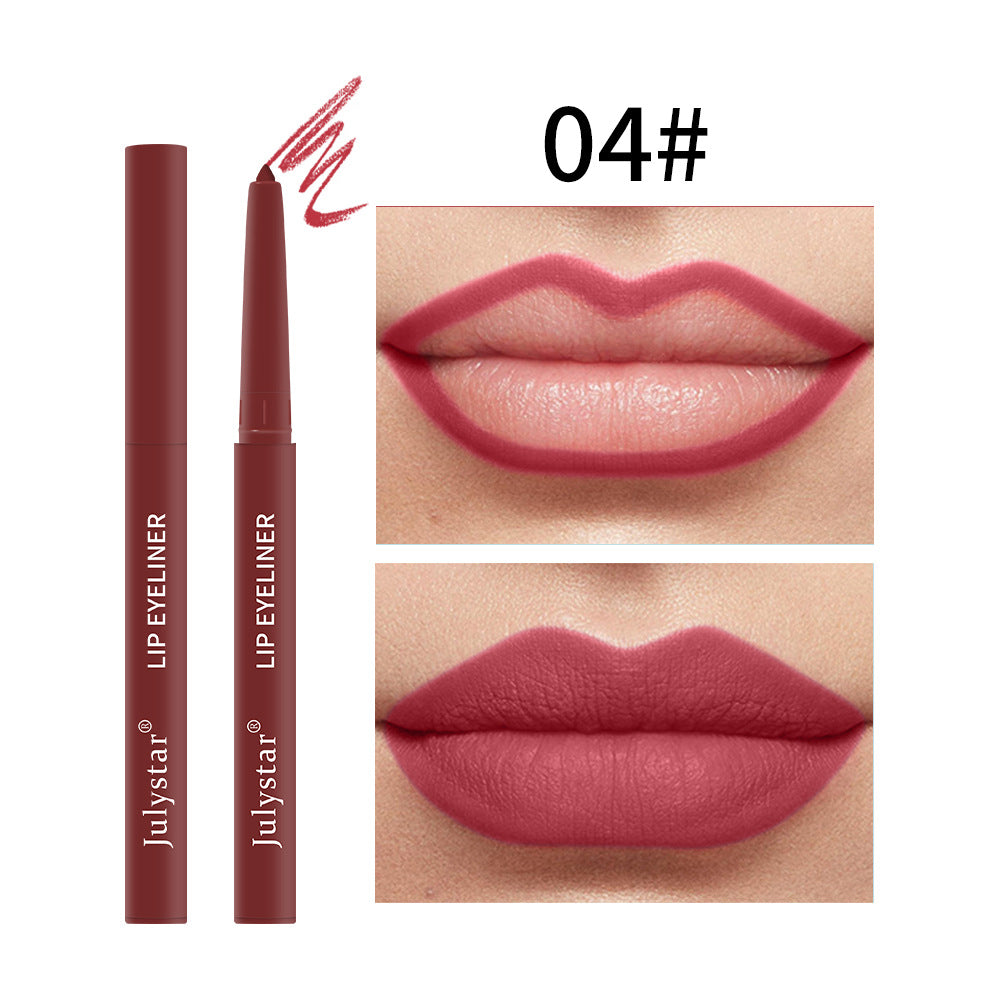 Waterproof Lipstick Lips Pink Matte Solid Lipliner