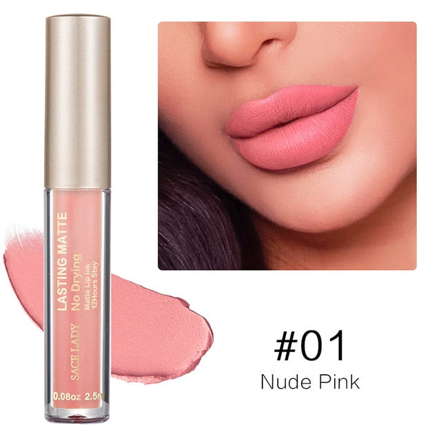 Waterproof Nude Matte Lipstick