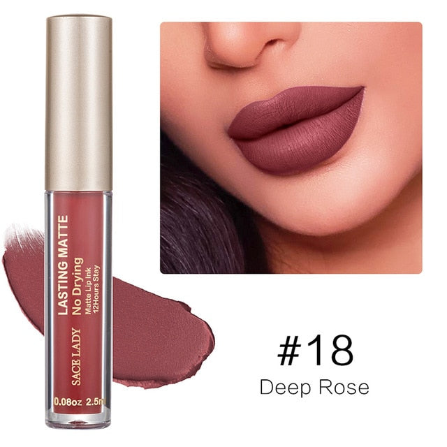 Waterproof Nude Matte Lipstick