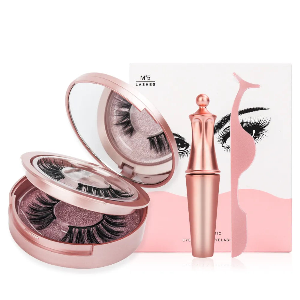 Magnetic Liquid Eyeliner & Magnetic Eyelashes Set