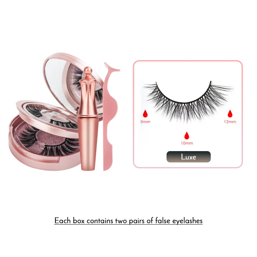 Magnetic Liquid Eyeliner & Magnetic Eyelashes Set