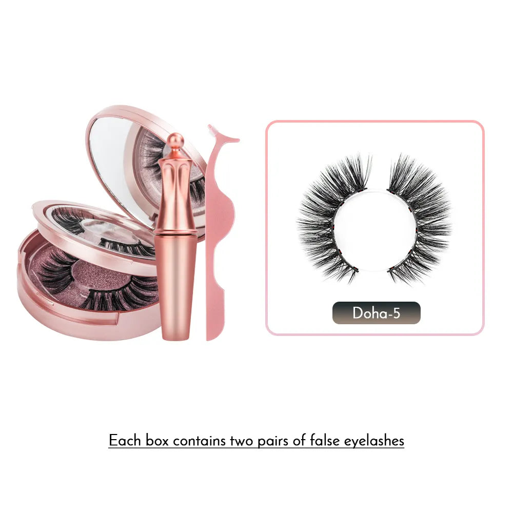 Magnetic Liquid Eyeliner & Magnetic Eyelashes Set