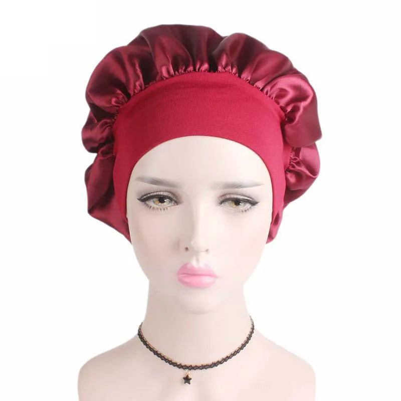 Satin Bonnet Hair Styling Cap