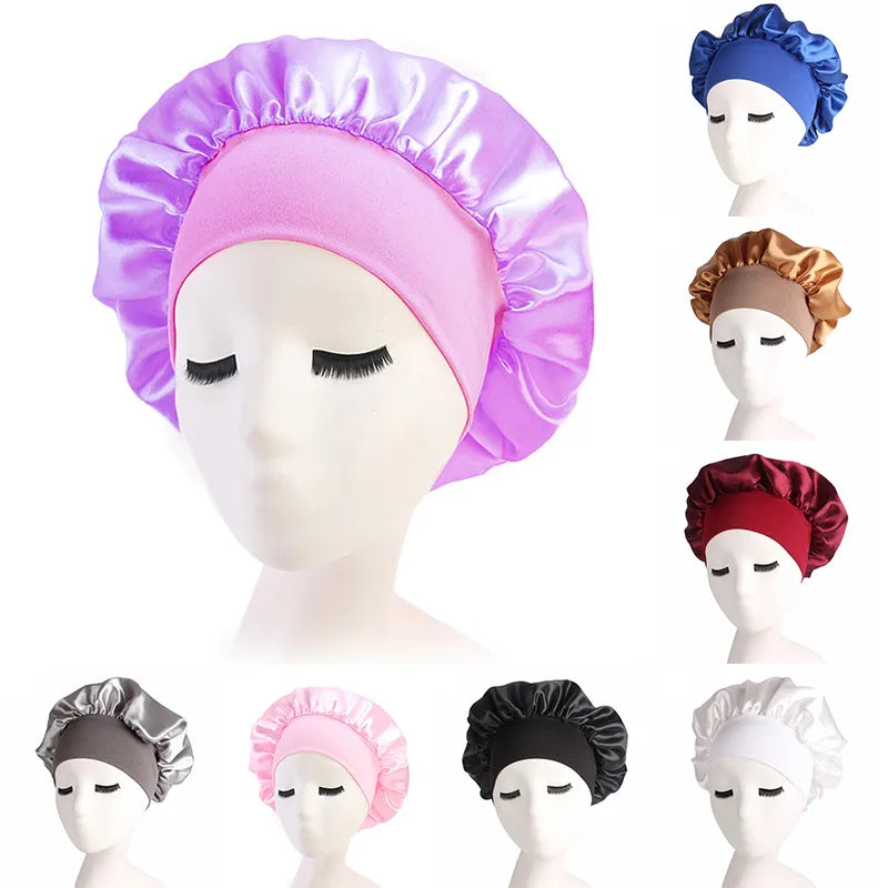 Satin Bonnet Hair Styling Cap