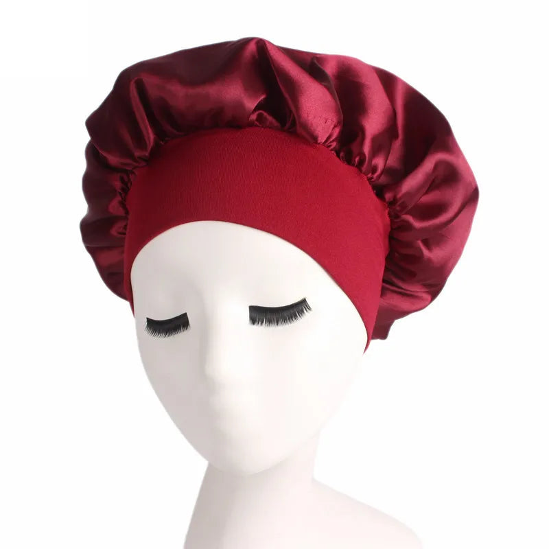 Satin Bonnet Hair Styling Cap