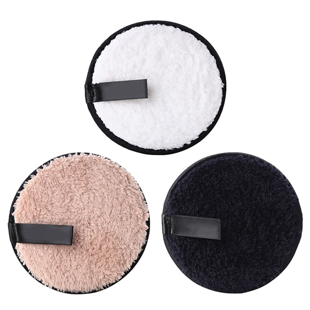 3 colours of Makeup Cotton Remover Pads