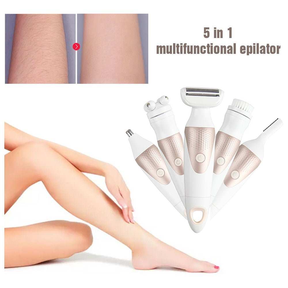 Before and After USB Epilator Hair Removal