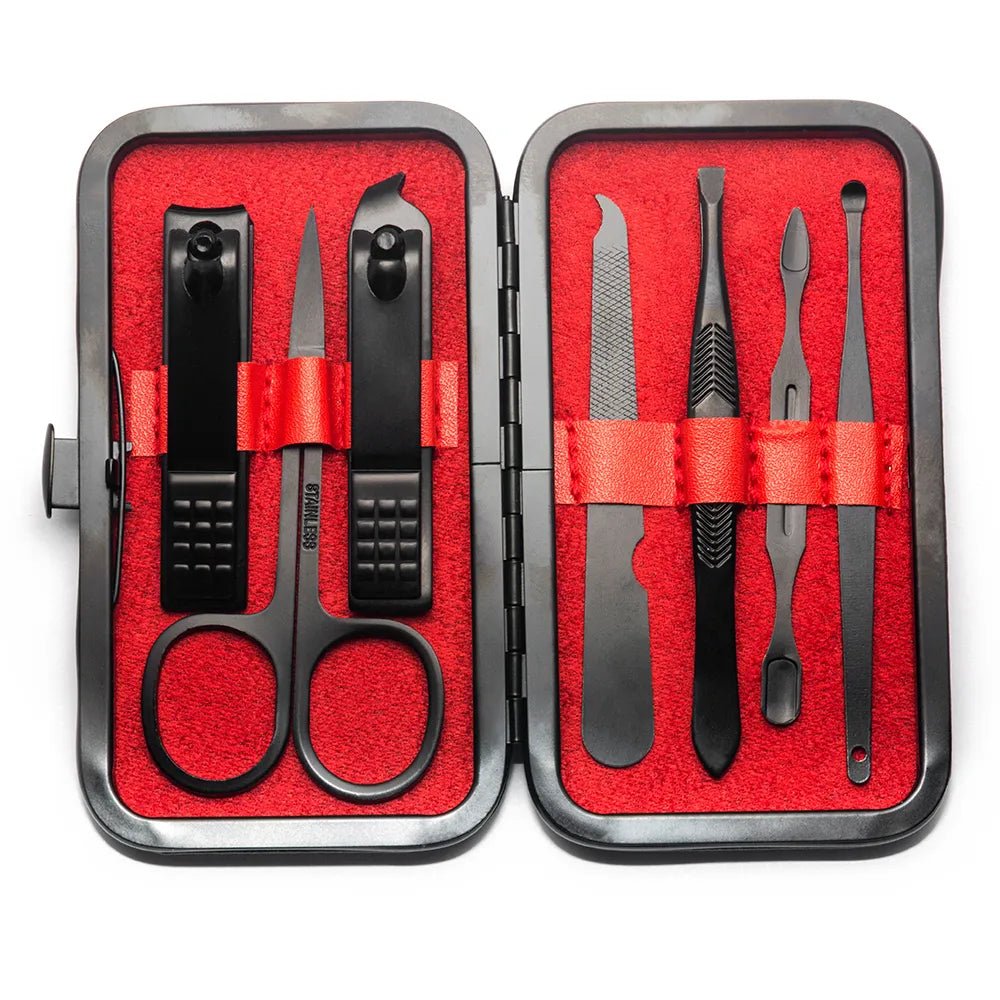 Professional manicure kit red